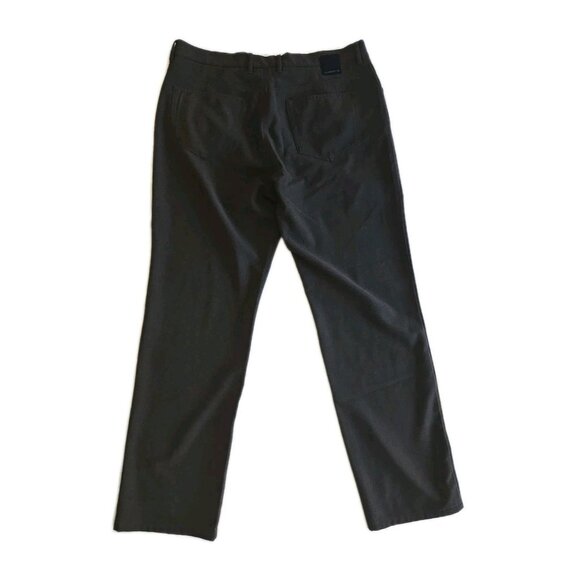 Alberto Comfort Fit Pants Dark Brown Size 54 38x34 Tom Ceramica - Picture 5 of 7